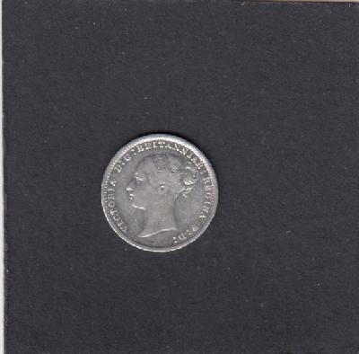 Beschrijving: 3 Pence  VICTORIA